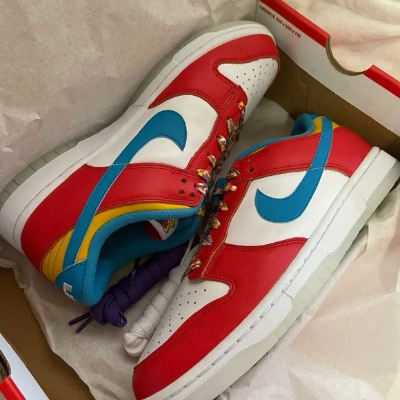 Nike | Shoes | Nike Dunk Low Qs Lebron James Fruity Pebbles  display picture 2